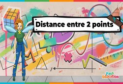 Distance entre 2 points – 5ème – 4ème – 3ème - Vidéo pédagogique – La Fée des Maths