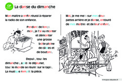 La danse du dimanche - CP - Lecture interactive - Luminéo - Niveau 2