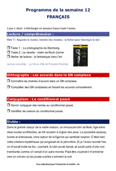 IEF Instruction En Famille, École à la maison pour le Semaine 12 – école à la maison IEF : 4ème