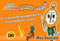 Vidéo Est-ce qu’on peut aussi apprendre des choses pendant les vacances&nbsp;? – Cm1 – Vidéo pédagogique – Miss Boussole - Cycle 3