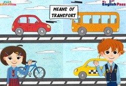 Means of transport – Vocabulaire – Vidéo interactive – Apprends l’anglais avec Kelly and James