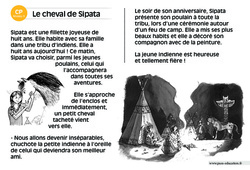 Le cheval de Sipata - CP - Lecture interactive - Luminéo - Niveau 3