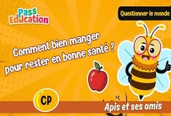 Comment manger pour être en bonne santé ? – CP – Vidéo – Apis & ses amis - Cycle 2