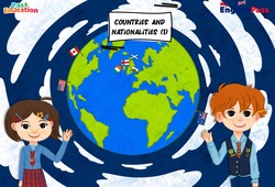 Jeux en ligne : Countries and Nationalities – Vocabulaire – Vidéos interactives – Apprends l’anglais avec Kelly and James