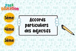 Accords particuliers des adjectifs - 5ème - 4ème - 3ème - Vidéo - Cycle 4