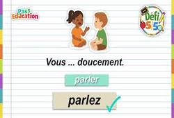 Le présent des verbes du 1er groupe – CE2 – Exercices en vidéo - Défi 5/5