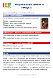 IEF Instruction En Famille, École à la maison pour le Semaine 24 – école à la maison IEF : 4ème