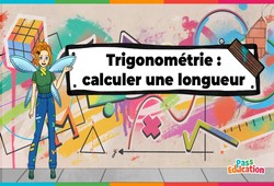 Jeux en ligne : Calculer une longueur (Trigonométrie) – 4ème – 3ème – Vidéo pédagogique – La Fée des Maths