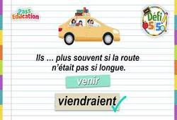 Le présent du conditionnel – 4ème – Exercices en vidéo - Défi 5/5 - Cycle 4