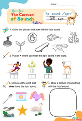 Vidéo interactive /spr/ – CP CE1 CE2 CM1 CM2 – Carousel of Sounds – Vidéo interactive + Fiche