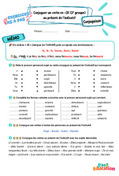 Conjuguer un verbe en -ir au présent de l'indicatif – CE2 – Exercices Pas à Pas - Cycle 2 - PDF à imprimer