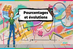 Jeux en ligne : Pourcentages et évolutions – 4ème 3ème – Vidéo pédagogique – La Fée des Maths