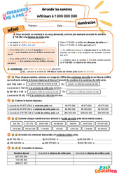 Arrondir les nombres inférieurs à 1 000 000 000 – CM2 – Exercices Pas à Pas - Cycle 3 - PDF à imprimer