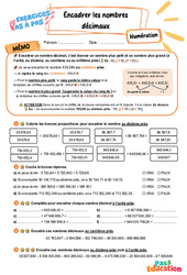 Encadrer les nombres décimaux – CM2 – Exercices Pas à Pas - Cycle 3 - PDF à imprimer