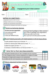 L'engagement pour le bien commun – CE2 – Evaluation – EMC - Cycle 2 - PDF à imprimer