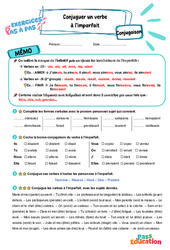 Conjuguer un verbe à l’imparfait – CE2 – Exercices Pas à Pas - Cycle 2 - PDF à imprimer