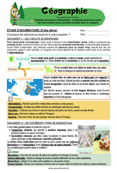 Exercice S’alimenter grâce aux savoir-faire des artisans et aux produits achetés dans un magasin (Satisfaire les besoins alimentaires) – Cm1 – Exercices – Miss Boussole - Cycle 3 - PDF à imprimer
