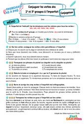 Conjuguer les verbes des 2e et 3e groupes à l’imparfait – 6ème – Exercices Pas à Pas - Cycle 3 - PDF à imprimer