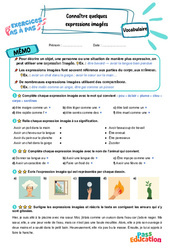 Connaître quelques expressions imagées – CM2 – Exercices Pas à Pas - Cycle 3 - PDF à imprimer