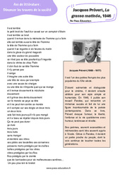 La grasse matinée, Jacques Prévert - 3ème - Littérature - Cycle 4 - PDF à imprimer