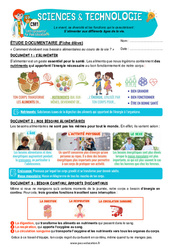 Exercice S’alimenter aux différents âges de la vie – Cm1 – Exercices – Edith Eprouvette - Cycle 3 - PDF à imprimer