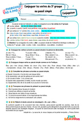 Conjuguer les verbes du 3e groupe au passé simple – 6ème – Exercices Pas à Pas - Cycle 3 - PDF à imprimer