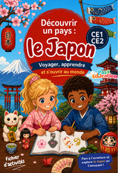 Cahier de vacances - Japon - Découvrir un pays - CE1 - CE2 - Cahier de vacances - Cycle 2 - PDF à imprimer en libre téléchargement