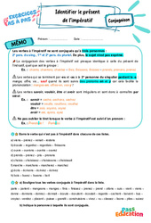 Identifier l’impératif présent – 5ème – Exercices Pas à Pas - Cycle 4 - PDF à imprimer