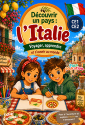 Cahier de vacances - Italie - Découvrir un pays - CE1 - CE2 - Cahier de vacances - Cycle 2 - PDF à imprimer en libre téléchargement