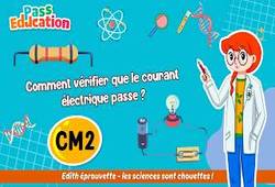 Vidéo Comment vérifier que le courant électrique passe&nbsp;? – Cm2 – Vidéo – Edith Eprouvette - Cycle 3