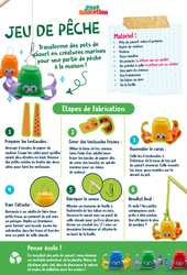 Jeux de pêche - CE1 - CE2 - Ateliers Créatifs - Do It Yourself - Upcycling - Cycle 2 - PDF à imprimer