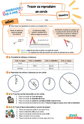 Tracer ou reproduire un cercle – CE2 – Exercices Pas à Pas - Cycle 2 - PDF à imprimer