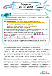 Conjuguer au plus-que-parfait – 5ème – Exercices Pas à Pas - PDF à imprimer