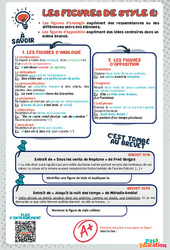 Les figures de style (1) - 3ème - memo brevet étude de la langue - PDF à imprimer
