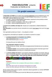 Guide d'utilisation de la méthode - école à la maison IEF : 3ème – (en libre téléchargement)