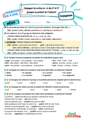 Conjuguer les verbes en -ir des 2e et 3e groupes au présent de l’indicatif – CM2 – Exercices Pas à Pas - Cycle 3 - PDF à imprimer
