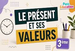 Le présent et ses valeurs - 3ème - Leçon en vidéo - Cycle 4