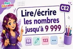 Lire et écrire les nombres entiers de 0 à 9 999 – CE2 - Vidéo pédagogique - Cycle 2