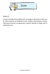 Dictée n°1 - 3ème - Brevet des collèges - Cycle 4 - PDF à imprimer