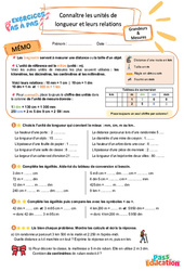 Connaître les unités de longueur et leurs relations – CE2 – Exercices Pas à Pas - Cycle 2 - PDF à imprimer