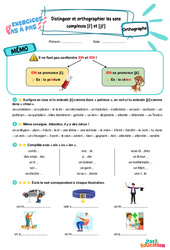 Sons [ɛ] et [jɛ] : distinguer et orthographier les sons complexes – CE2 – Exercices Pas à Pas - Cycle 2 - PDF à imprimer