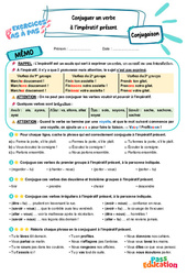 Conjuguer un verbe à l’impératif présent – CM2 – Exercices Pas à Pas - Cycle 3 - PDF à imprimer