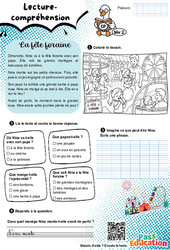 La fête foraine - CP - Lecture/Compréhension - Niveau 2 - PDF à imprimer