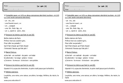 Le son [Ɛ]  - Ce1 - Exercices - Orthographe - PDF à imprimer