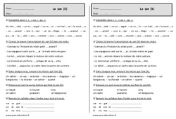 Son [k]  - Ce1 - Exercices  - Orthographe - PDF à imprimer