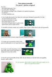 Porte photos rigolo - Fête des pères - arts plastique - Cycle 3 - PDF à imprimer