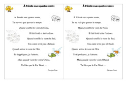 Poesies Ce2 Cycle 2 Exercice Evaluation Revision Lecon
