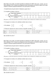Division de fractions - 4ème - Exercices - Numération - Collège