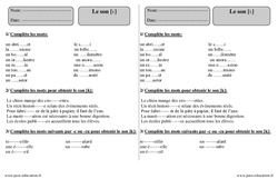 Son [k] - Ce2 - Exercices  - PDF à imprimer