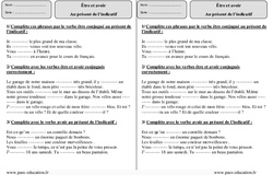 Etre, avoir - Présent - Ce2 – Exercices Corrigés - PDF à imprimer